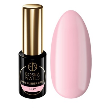 BOSKA NAILS Baza RUBBER BASE PRO LILLY 6 ML