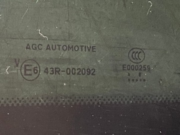ЗАДНЕЕ ПРАВОЕ ОКНО КУЗОВА PEUGEOT EXPERT III TRAVELER JUMPY PROACE
