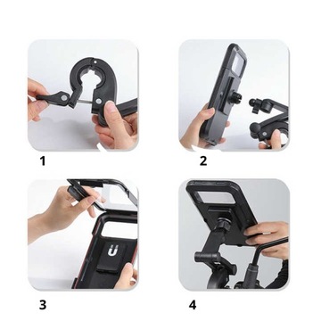 SAKWA BIKE CASE ДЕРЖАТЕЛЬ ДЛЯ ТЕЛЕФОНА MOTOR STRONG Прочный держатель для мотоцикла M