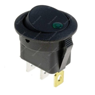 Выключатель ON OFF 20A 12V Светодиод зеленый