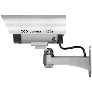 НАРУЖНАЯ МАКЕТНАЯ КАМЕРА НАБЛЮДЕНИЯ СО СВЕТОДИОДОМ НА БАТАРЕЕ