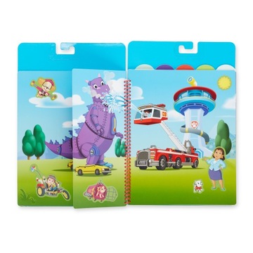 МНОГОРАЗОВЫЕ ВЫПУКЛЫЕ НАКЛЕЙКИ PAW PATROL МНОГОРАЗОВЫЕ MELISSAANDDOUG