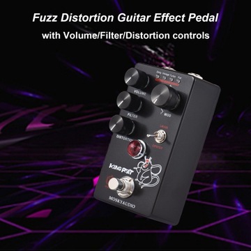 MOSKYAudio Педаль эффектов для гитары Fuzz Distortion 4