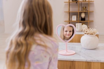 InnoGIO GIOperfect Pink Heart LED косметическое зеркало