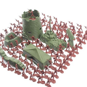 100 / набор военных солдат 3