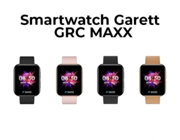 СМАРТ-ЧАСЫ GARETT GRC MAXX ЗОЛОТАЯ СТАЛЬ