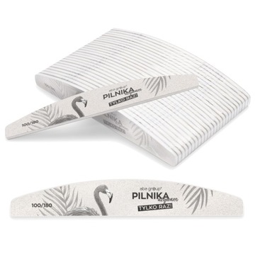 Pilniczki do Paznokci Manicure Półksiężyc 100/180 Standard 25szt Aba Group