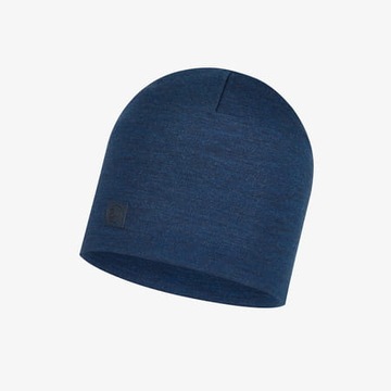 Buff Czapka Merino Heavyweight granatowa