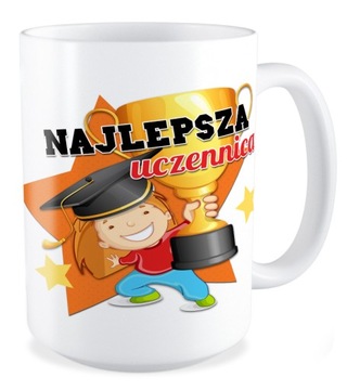 DUŻY Kubek prezent UCZEŃ ZAKOŃCZENIE ROKU SZKOŁA