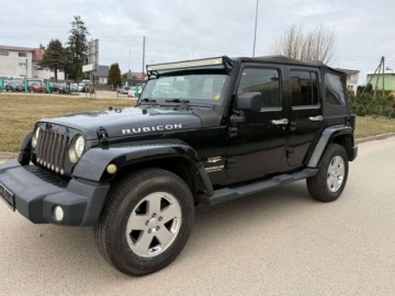 Jeep Wrangler III Unlimited Facelifting 2.8 DOHC I-4 Turbo CRD 200KM 2011 Jeep Wrangler Sliczna Sahara Navi Ledy Skory Grzany Fotele Automat EUROPA, zdjęcie 12