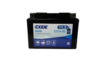 AKUMULATOR EXIDE MOTOCYKLOWY ETZ14-BS/YTZ14-BS 12V