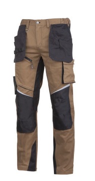 SPODNIE BRĄZOWO-CZARNE L40522 LAHTI r. 2XL