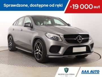 Mercedes GLE W166/C292 SUV AMG 3.0 450 AMG 367KM 2015 Mercedes GLE Coupe 450 4MATIC, Salon Polska