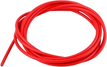 Pancerz linki przerzutki TEFLON 4mm _ czerwony 1m