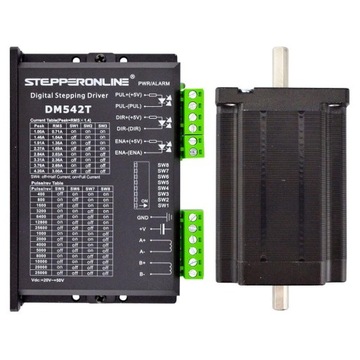 Zestaw krokowy 1-osiowy CNC 3.1 Nm - silnik krokow