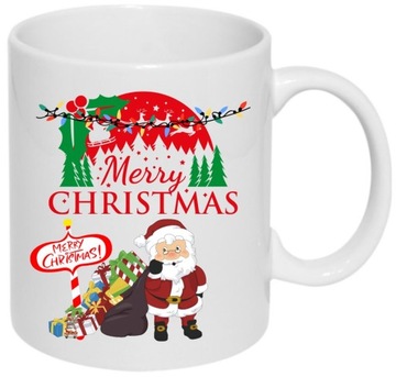 KUBEK PREZENT KAWA MERRY CHRISTMAS WESOŁYCH ŚWIĄT