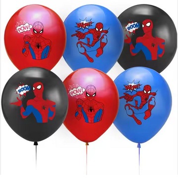 ZESTAW BALONÓW SPIDER-MAN 9 SZT BALONY URODZINOWY