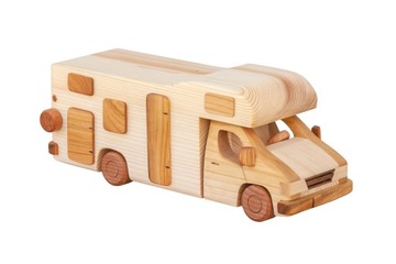 Kamper z drewna SKARBONKA model auto kempingowe