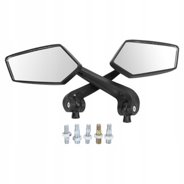 Para motocyklowe lusterko wsteczne czarne HD