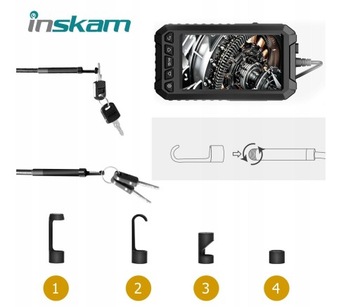 Камера для осмотра эндоскопа INSKAM 5M 6LED IPS FHD