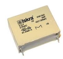 Kondensator przeciwzakłóceniowy KNB1560 X2 2.2UF 275V L25 R27.5 2szt.