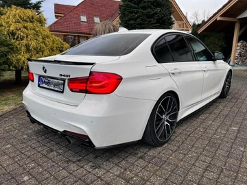 Спойлер-элероны BMW F30 в стиле M4, черный глянцевый