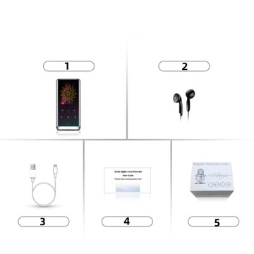 Bluetooth-плеер 1,8-дюймовый TFT-дисплей MP4