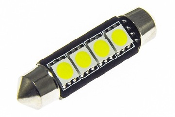 Żarówka Led 42mm C5W C10W 24V DC SMD Żółty