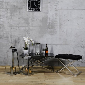 Серебряный садовый фонарь, гламурный фонарь 2в1, 71см