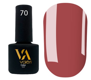 Lakier hybrydowy Valeri Color 70, 6 ml