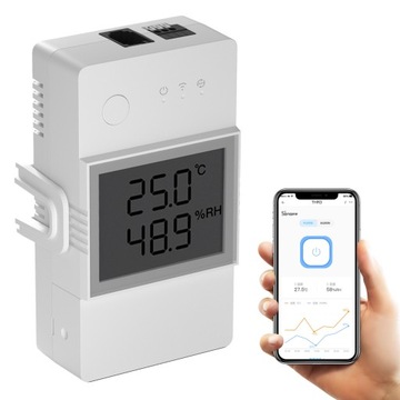 SONOFF temperatury wilgotności sterownik wifi 20A