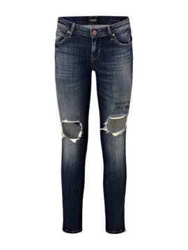 Jeansy skinny z dziurami GUESS rozmiar 26