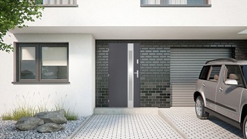 ПОЛЬСКИЕ НАРУЖНЫЕ ДВЕРИ INOX SBET 55MM 90