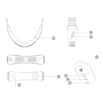 МАССАЖЕР ДЛЯ ЛИЦА ПОДБОРОДОК ЛИФТИНГ LED THERAPY 2IN1