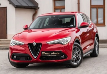 Alfa Romeo Stelvio SUV 2.2 Diesel 180KM 2017 Alfa Romeo Stelvio 2.2JTD 180KM Ledy Navi Camera Skora Full Serwis ASO No, zdjęcie 4