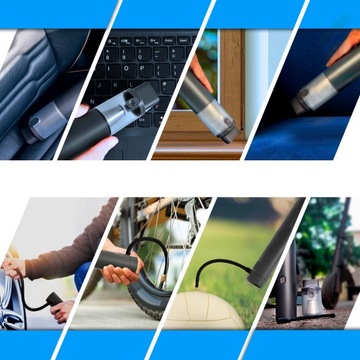 Автомобильный компрессор + пылесос Extralink 2в1