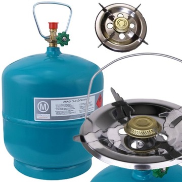 BUTLA + KUCHENKA GAZOWA TURYSTYCZNA 3KG +220MM