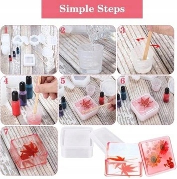 Силиконовая форма для смол Цилиндрическая 10х