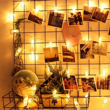 Струнные фотоклипы 50 LED 5M