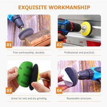 Дрель-шлифовальная машина для шлифования воздушной наждачной бумагой