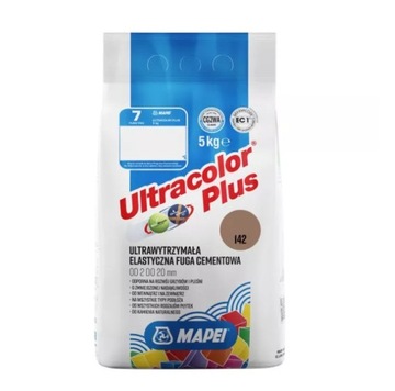 Brązowa 142 5kg Fuga elastyczna Mapei Ultracolor