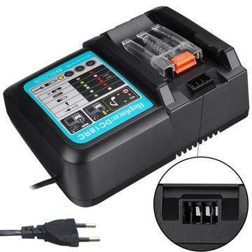 Быстрое зарядное устройство Li-Ion Makita DC18RC 14,4-18 В ИЗ ПОЛЬШИ