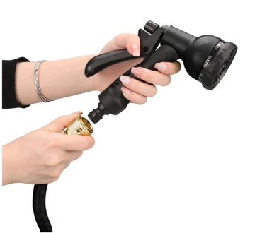 ГИБКИЕ ВЫДВИЖНЫЕ СОЕДИНИТЕЛИ ДЛЯ САДОВОГО ШЛАНГА «Премиум» + Ручка 30 м