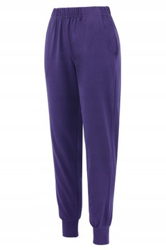 Spodnie piżamowe ze ściągaczem Fioletowe XS
