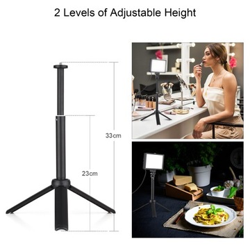 Светодиодные видеолампы Andoer, 2 шт., заполняющая RGB-подсветка