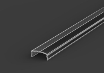 Zestaw PROFIL ALUMINIOWY biały wpuszczany slim eko do taśm LED 2m + KLOSZ