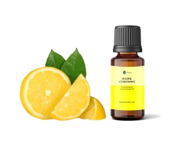 OLEJEK CYTRYNOWY ETERYCZNY CYTRYNA 10 ML 100 % NATURALNY I ŚWIEŻY ZAPACH