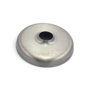 Rozeta maskująca szlifowana, maskownica fi 80 mm do rury fi 16 mm kołnierz