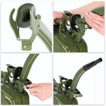 КАНИСТРА 20 Л ДЛЯ ТОПЛИВА, БЕНЗИНА, МАСЛА, МЕТАЛЛА ЗАБАВНАЯ