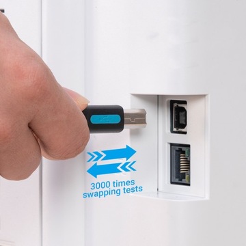 Кабель USB 2.0 A to B Vention COQBD, 0,5 м (черный)